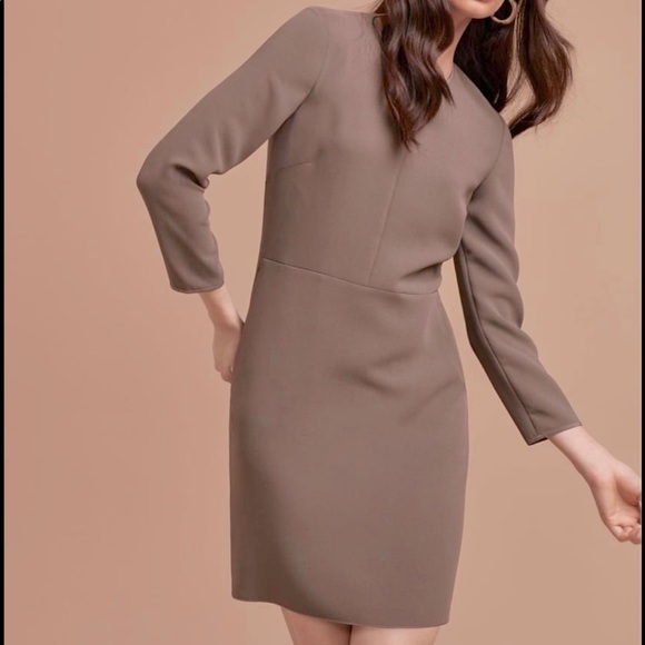 ARITZIA WILFRED VILARD DRESS Grey long sleeve - brand new with tags! - Picture 1 of 9